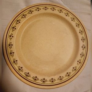 Vintage Chantilly Anchor Hocking plate and bowl set